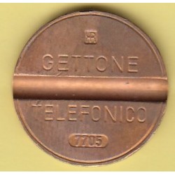 GETTONE TELEFONICO CON SEGNO DI ZECCA  NUMERO DI SERIE 7705