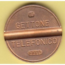 GETTONE TELEFONICO CON SEGNO DI ZECCA  NUMERO DI SERIE 7711