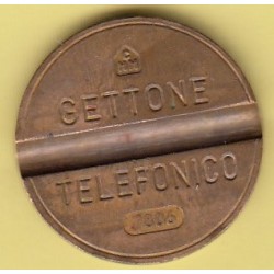 GETTONE TELEFONICO CON SEGNO DI ZECCA  NUMERO DI SERIE 7806
