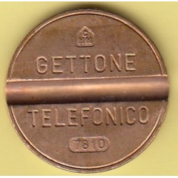 GETTONE TELEFONICO CON SEGNO DI ZECCA  NUMERO DI SERIE 7810