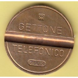 GETTONE TELEFONICO CON SEGNO DI ZECCA  NUMERO DI SERIE 7903