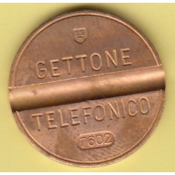 GETTONE TELEFONICO CON SEGNO DI ZECCA ESM NUMERO DI SERIE 7602