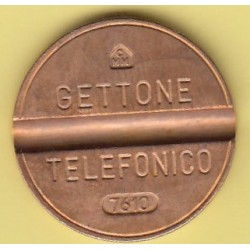 GETTONE TELEFONICO CON SEGNO DI ZECCA  NUMERO DI SERIE 7610