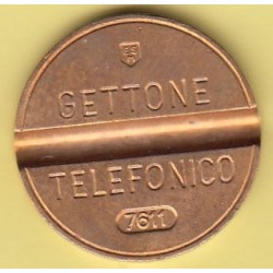 GETTONE TELEFONICO CON SEGNO DI ZECCA  NUMERO DI SERIE 7611