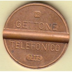 GETTONE TELEFONICO CON SEGNO DI ZECCA  NUMERO DI SERIE 7302
