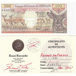 500 FRANCS 1978 RWANDA 