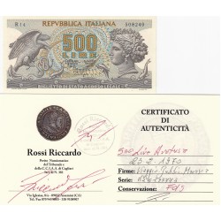 500 LIRE ARETUSA 1970