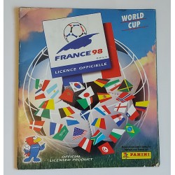 ALBUM PANINI WORLD CUP FRANCE 98 SEMI COMPLETO IN OTTIME CONDIZIONI , RARO