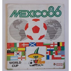 ALBUM PANINI MEXICO86 WORLD CUP IN BUONE CONDIZIONI,INCOMPLETO