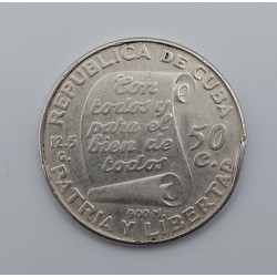 CUBA 50 CENTIMOS 1953
