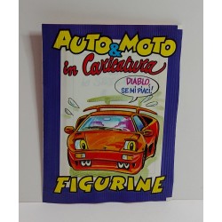 BUSTINA DI FIGURINE NUOVA AUTO & MOTO IN CARICATURA 1996
