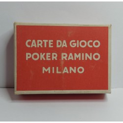 MINI CARTE DA GIOCO POKER-RAMINO MIGNON NANNINA MILANO ANNI 50 