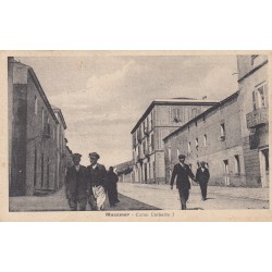 MACOMER CORSO UMBERTO , CARTOLINA VIAGGIATA 1921 