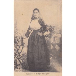  SILIGO COSTUME (SARDEGNA)  , CARTOLINA VIAGGIATA 1917