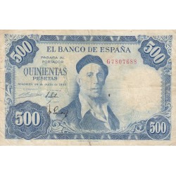 SPAGNA 500 PESETAS 1954