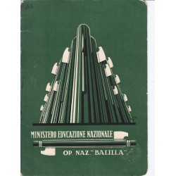 PAGELLA SCOLASTICA OPERA BALILLA Anno 1931-32
