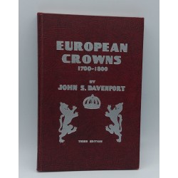 EUROPEAN CROWNS 1700-1800 BY JOHN S. DAVENPORT. 1971
